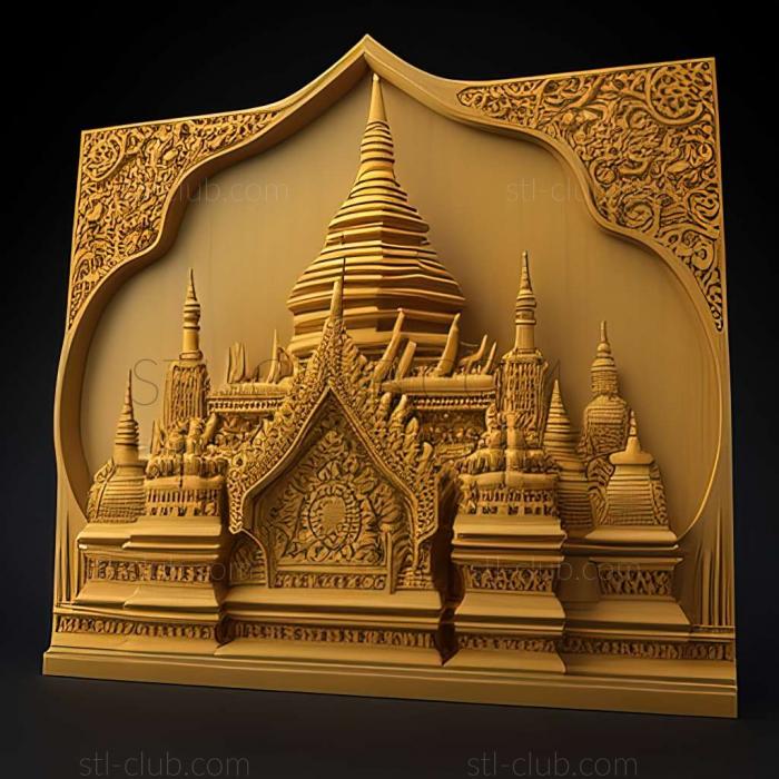 3D model Naypyidaw in Myanmar (STL)